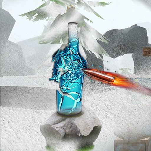 Snow Bottle Shooting Icon