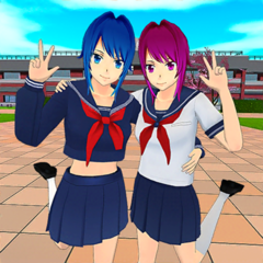 Sakura Anime High School Girl