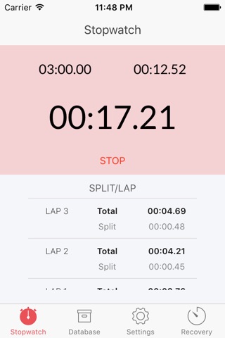 Sprint Stopwatch screenshot 3