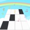 Discover the tones of a magic piano falling from above by tapping the black piano tiles