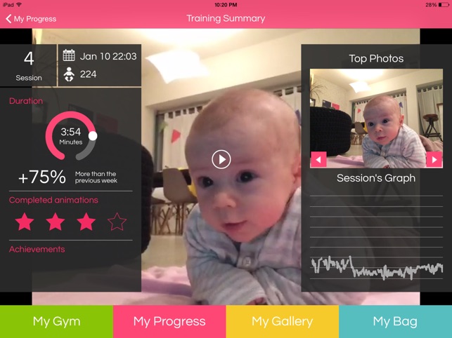 My Baby Gym – The Personalized Tummy Time Trainer(圖2)-速報App