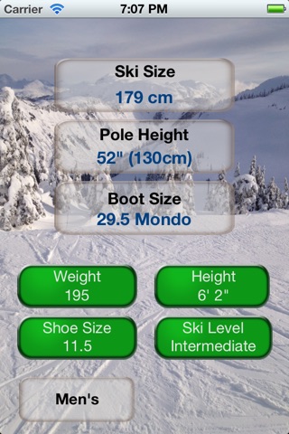 Ski Length screenshot 2