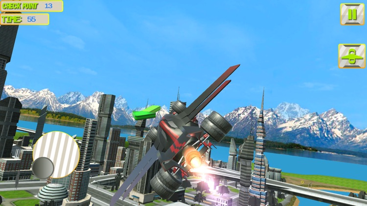 Futuristic Flying Car 3D screenshot-4