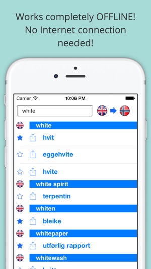 Offline English Norwegian Dictionary (Or