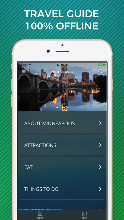 Minneapolis Travel Guide with Offline Street Map