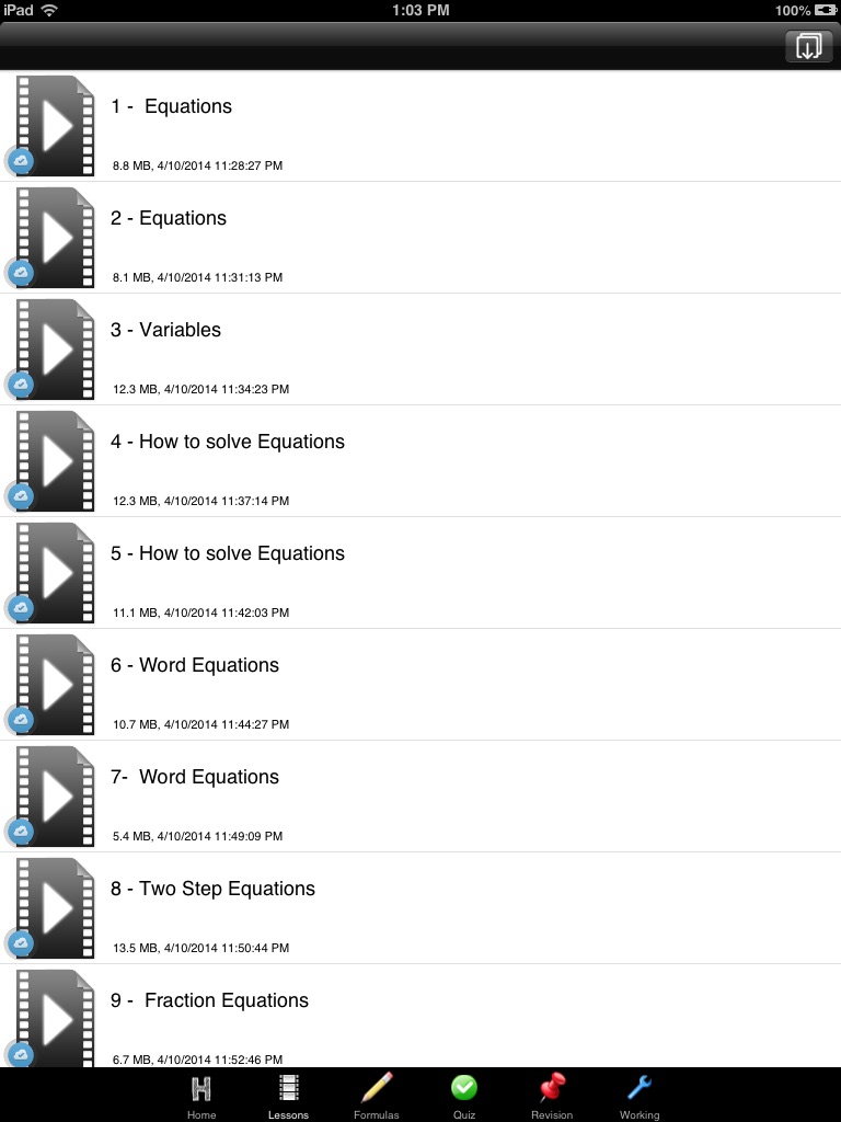 Equations Maths screenshot 3