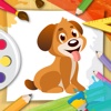 Dog Coloring Book for Kids: Learn to color & draw.
