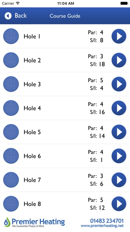 Guildford Golf Club - GPS