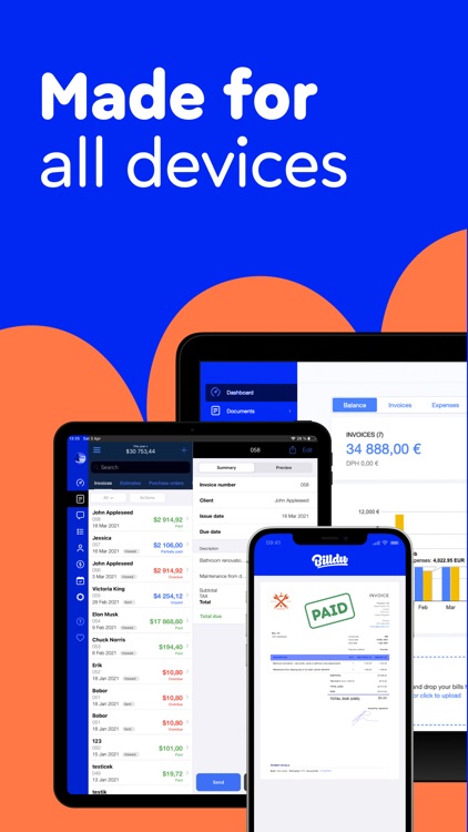 Simple Invoice Maker by Billdu screenshot-7