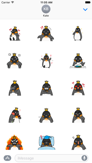 King Penguin Animated Sticker(圖2)-速報App