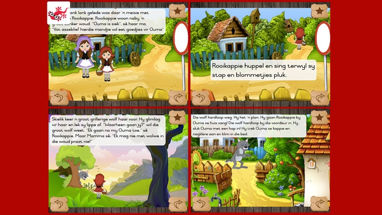 Rooikappie kinderstorie in afrikaans