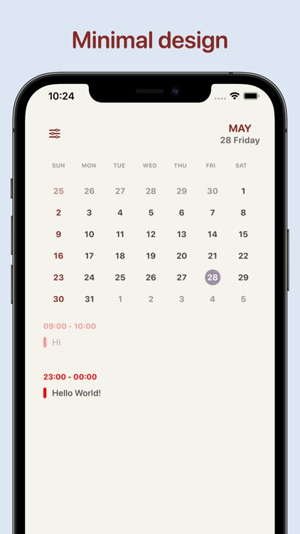 Clendar - Minimal Calendar