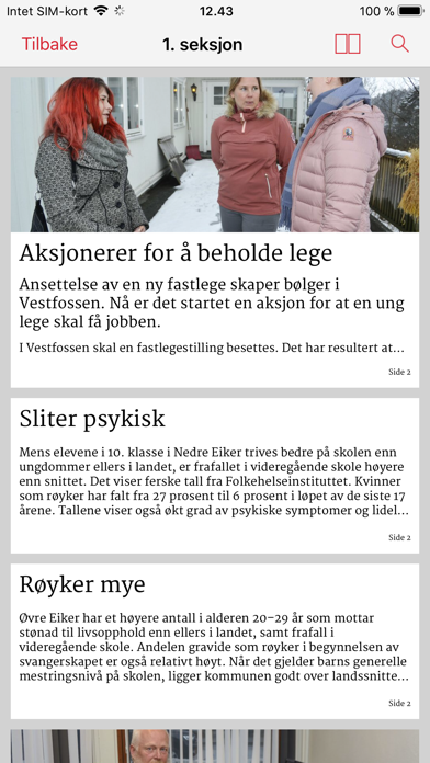 Eikerbladet eAvis screenshot 4