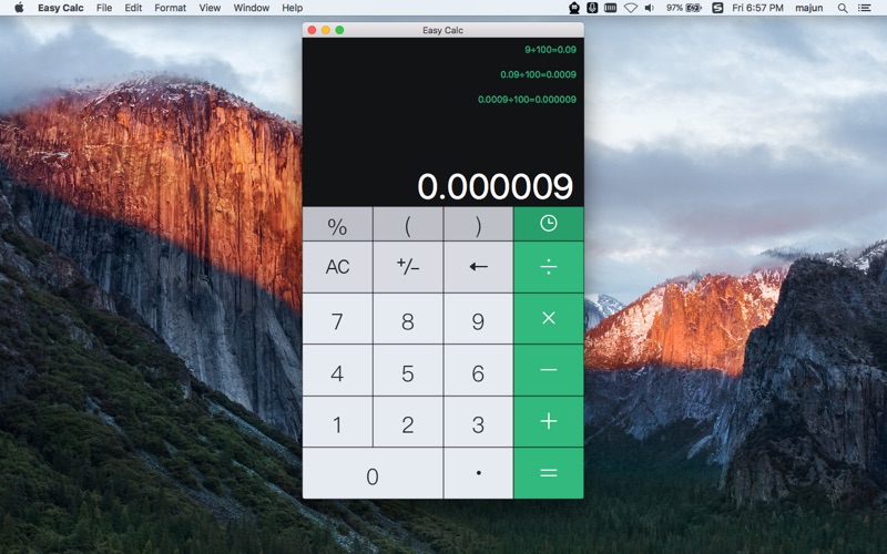 Easy Calc lite - Easy Calculator With History thumbnail 3