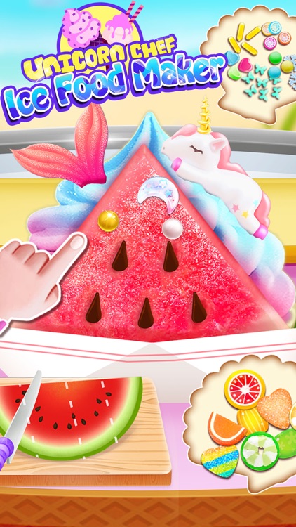 Unicorn Chef: Ice Foods Games screenshot-0