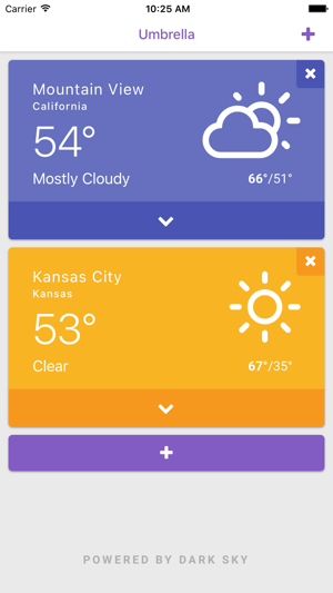 Umbrella: Simple Weather App