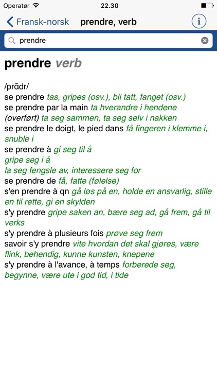 Ordnett - French Blue Dictionary screenshot-3