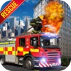 Urban Heros Fire Fighter Truck Driving & Survival