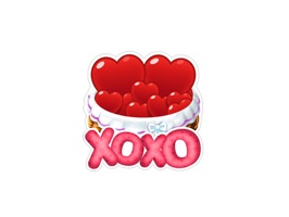 Get melted with Happy New Year Sweets Sticker cuteness