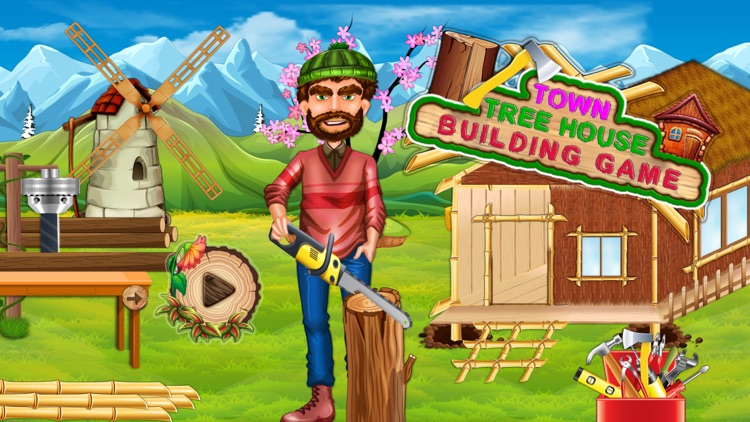 Town Tree House Building Games