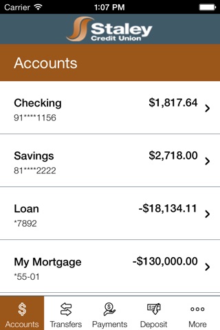 Staley Credit Union Mobile screenshot 3