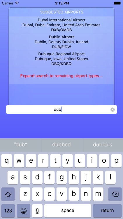 Airport Lookup