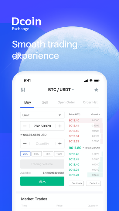 Dcoin - Bitcoin Exchange screenshot 4