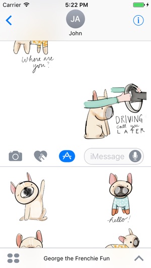 George the Frenchie Stickers(圖3)-速報App