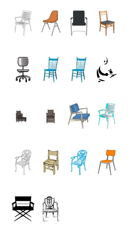More Chairs Two Sticker Pack