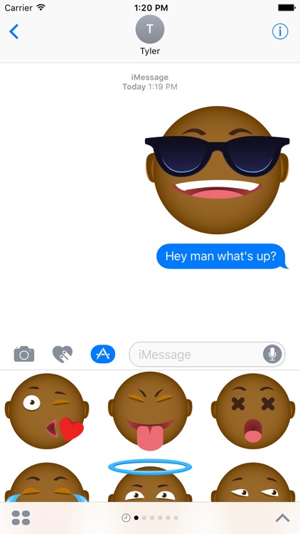 EMOJI BOSS - Black African American Stickers