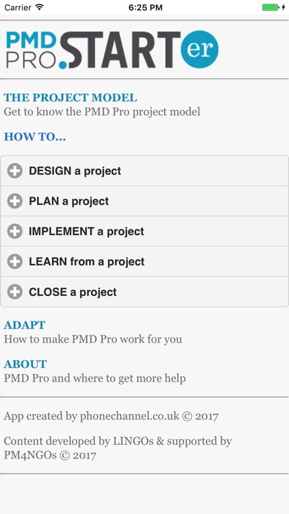 PMD Pro Starter Guide for iPhone