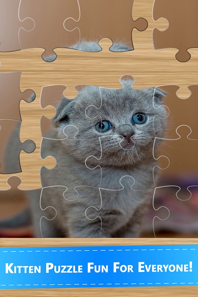 Cute Kitten Cat Jigsaw Puzzle screenshot 4