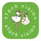 Turn your baby's ultrasound image into a fun, treasured memory with the Stork Vision Ultrasound Photo Booth App
