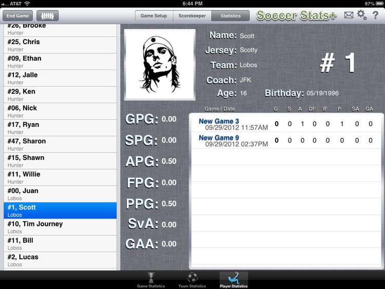 Soccer Stats+ screenshot-3