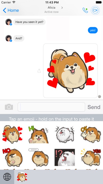 Pomoji - Pomeranian Emoji & Stickers