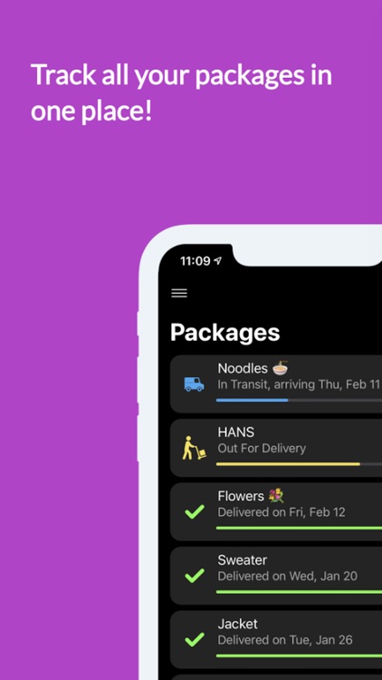 Wonderpack - Package Tracking