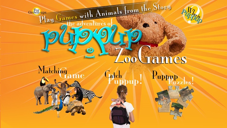 The Adventures of Puppup Zoo Games for iPhone