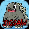 Jigsaw Puzzles Sliding Games for Cartoons Godzilla