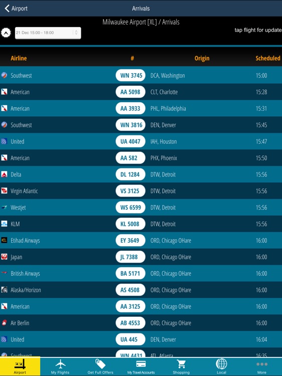 Milwaukee Airport Pro (MKE)+ Flight Tracker HD