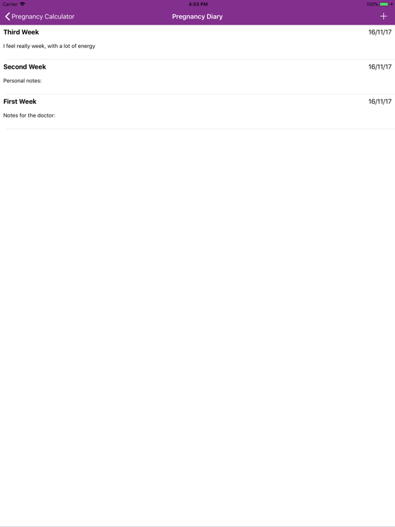 Pregnancy Calculator & Diary screenshot 4