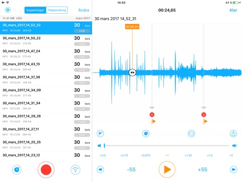 Voice Recorder PRO - Recording screenshot 3