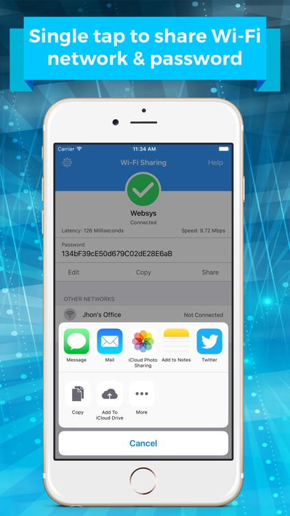 Wi-Fi Password Sharing Widget screenshot-3