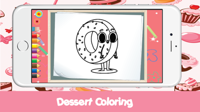 How to cancel & delete ABC Food Dessert Words Reading Coloring Kids Games from iphone & ipad 3
