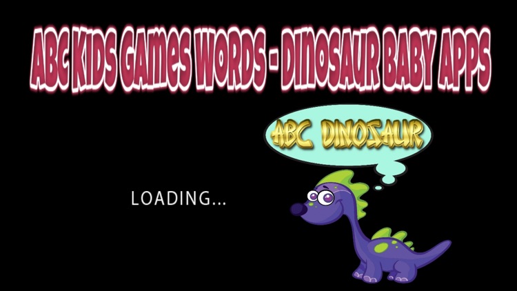 ABC Kids Games Words - Dinosaur Baby Apps screenshot-4