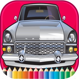 Car Cassic Coloring Book - Activities for Kid
