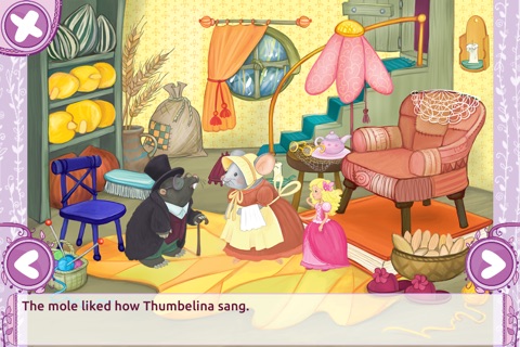 Thumbelina Lite - Fairy tale with mini-games screenshot 3