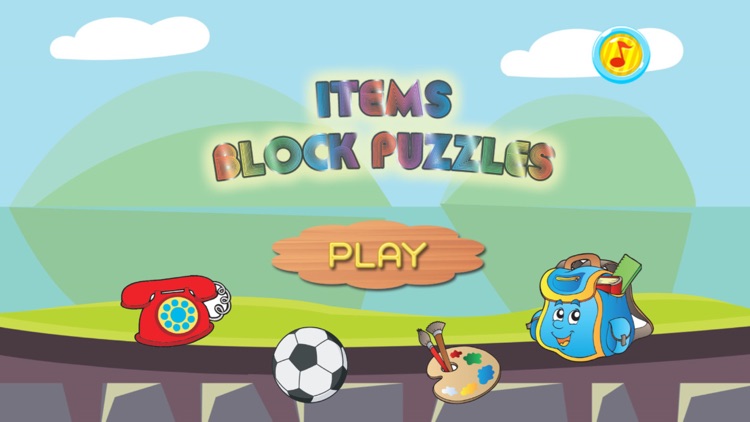 Items Block Puzzles - Kids & Toddlers Games