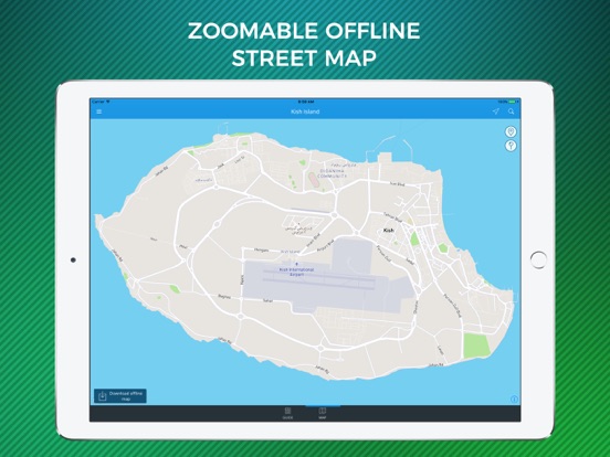 Kish Island Travel Guide with Offline Street Map screenshot 3