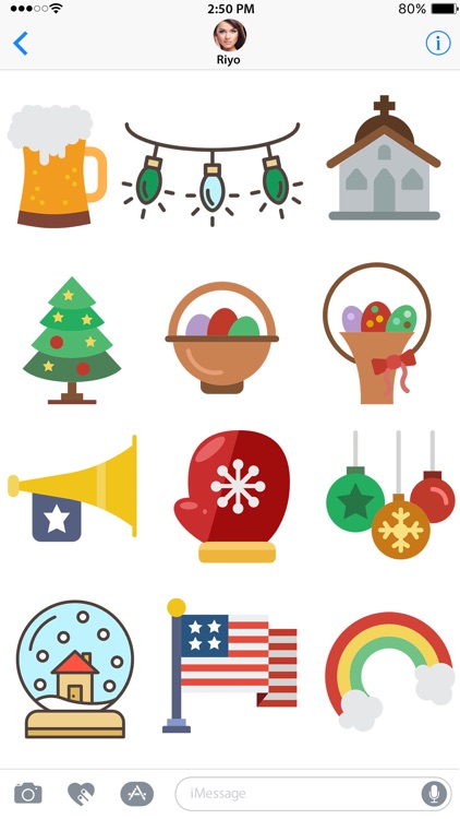 Christmas Holiday Countdown Stickers!