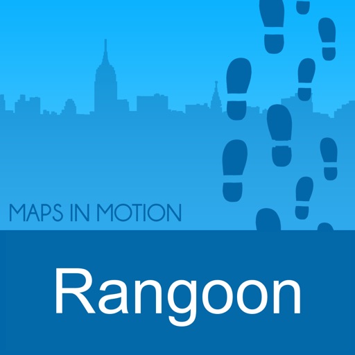 Rangoon on Foot: Offline Map icon